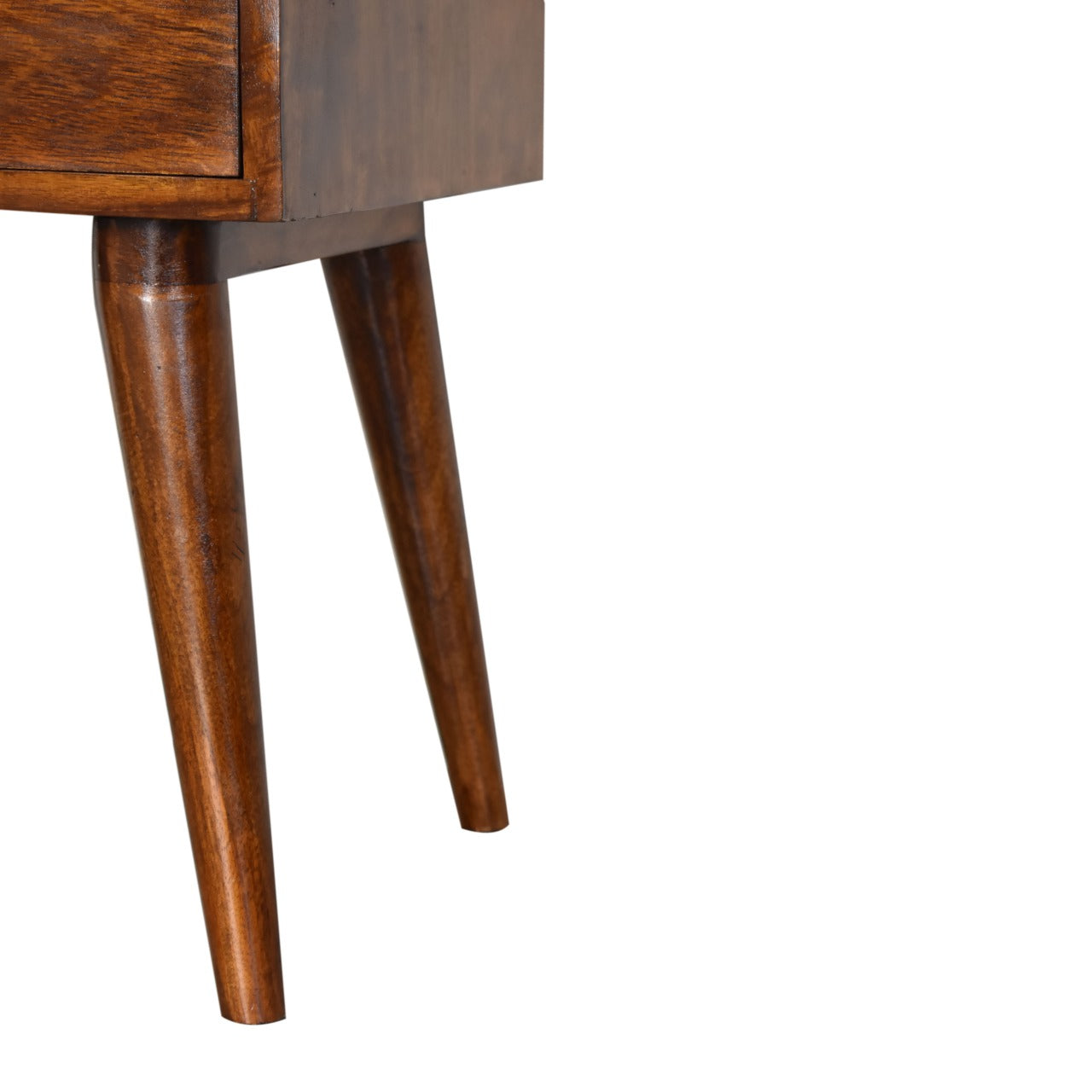 Modern Chestnut Solid Wood Nightstand