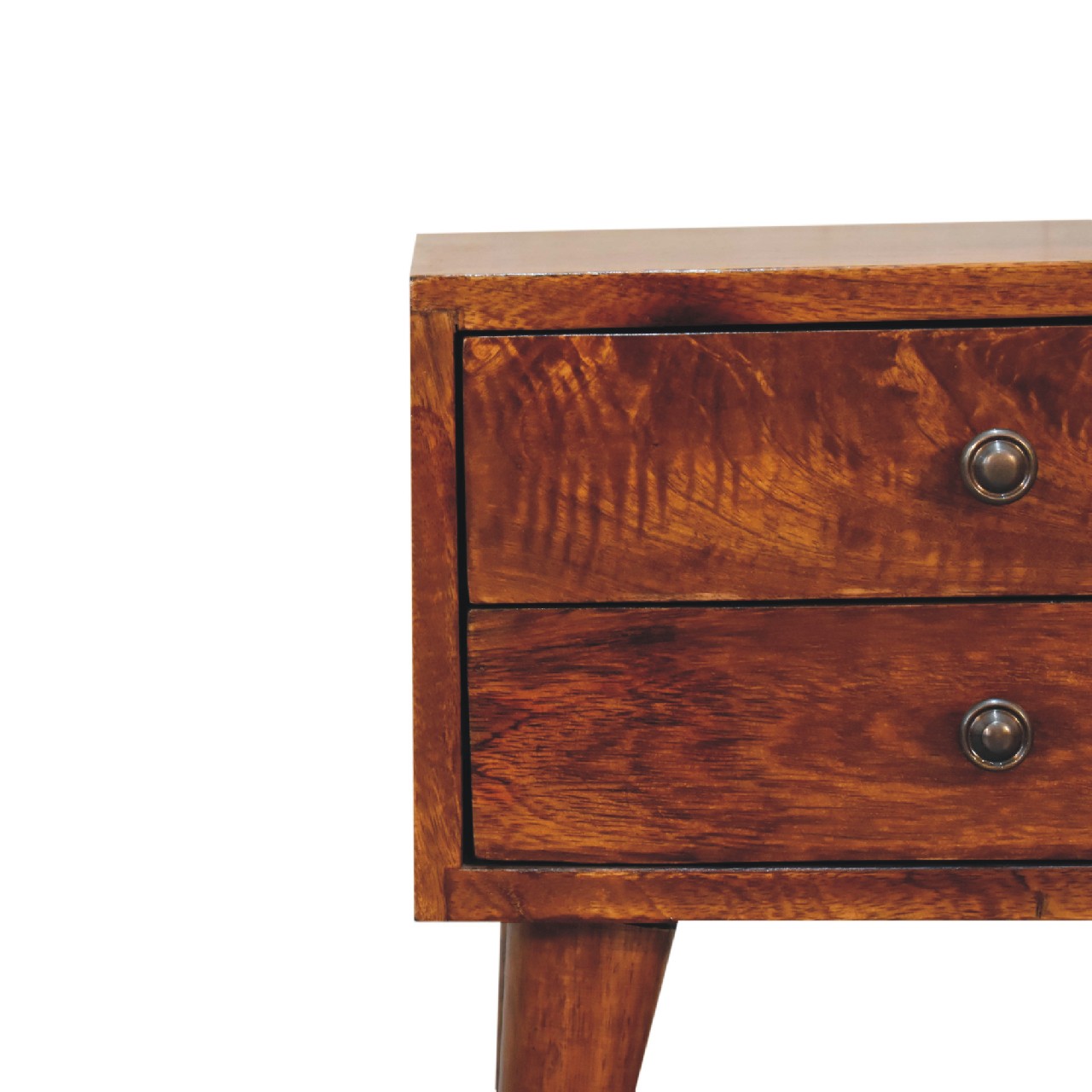 Mini Chestnut Modern Nightstand