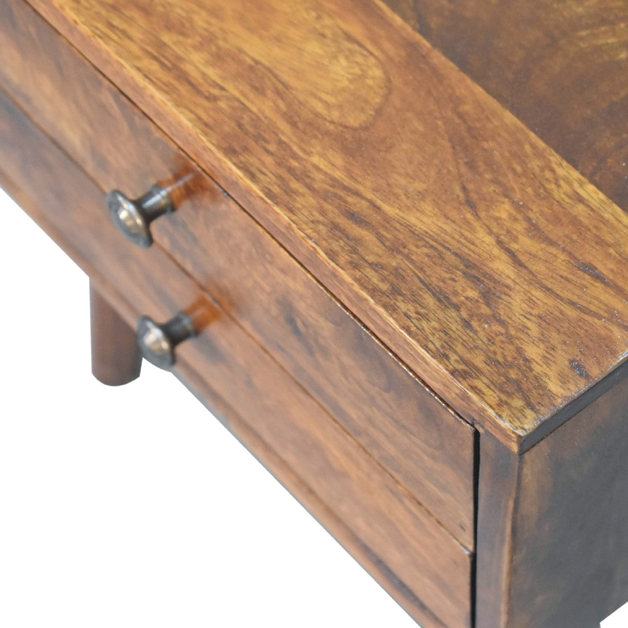 Mini Chestnut Modern Nightstand