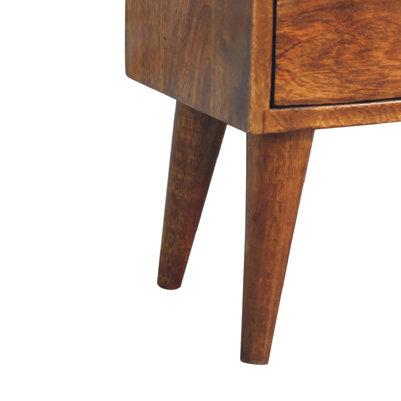Mini Chestnut Modern Nightstand