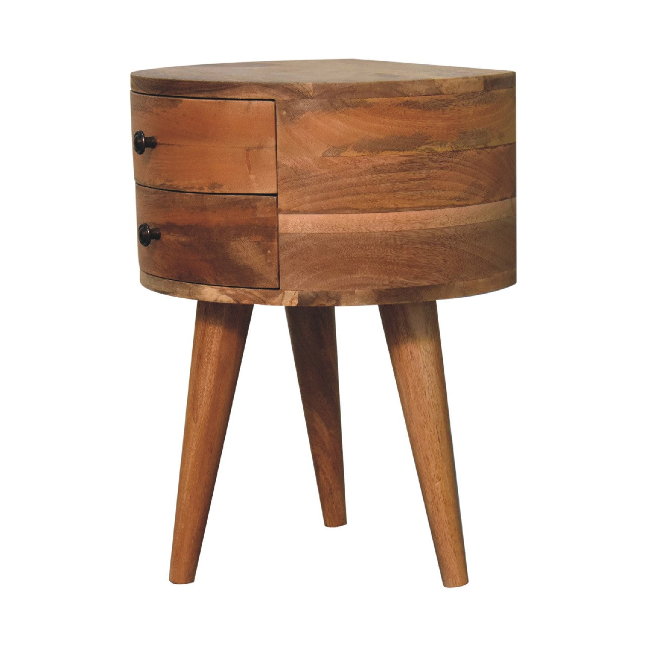Odyssey Oak-ish Tripod Nightstand