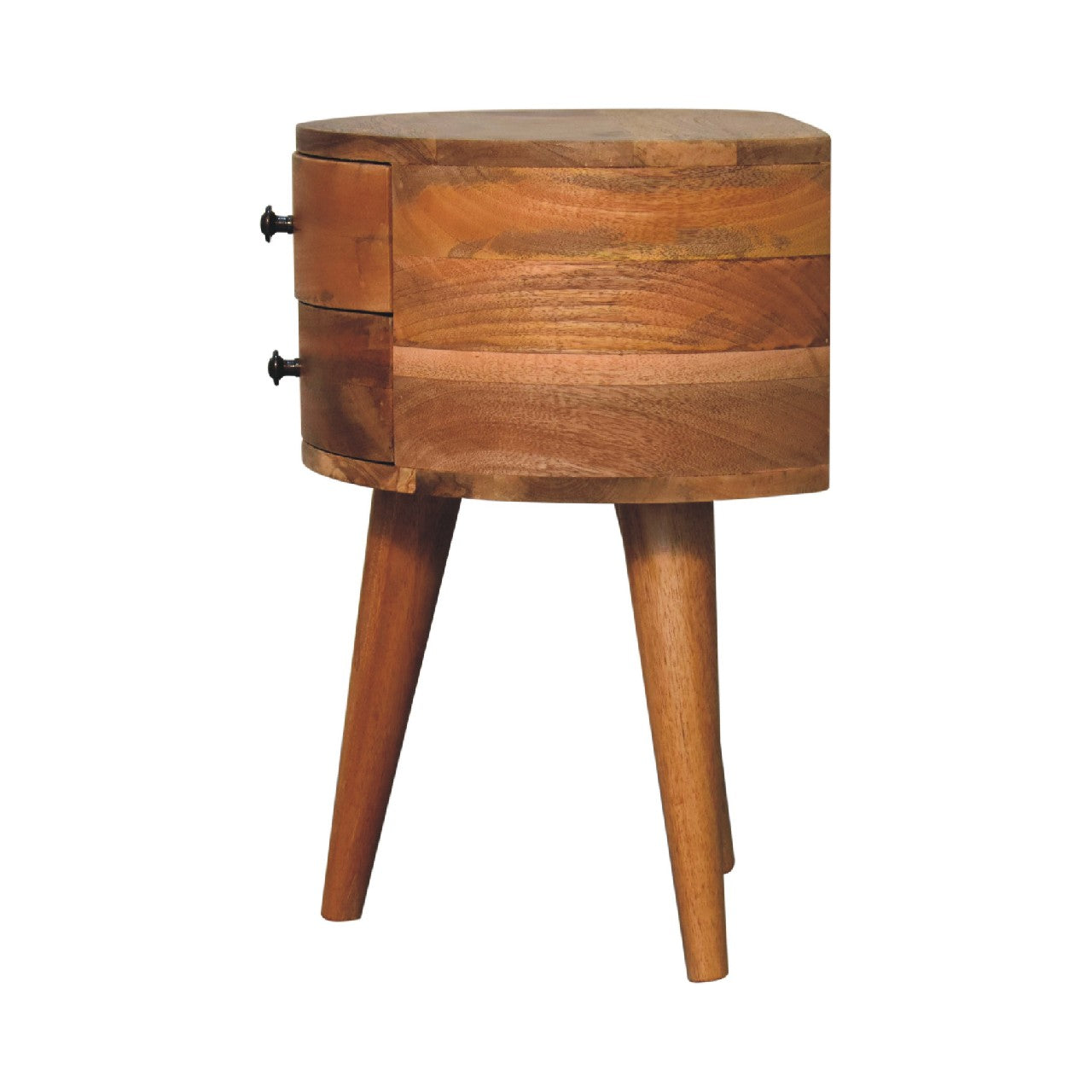 Odyssey Oak-ish Tripod Nightstand