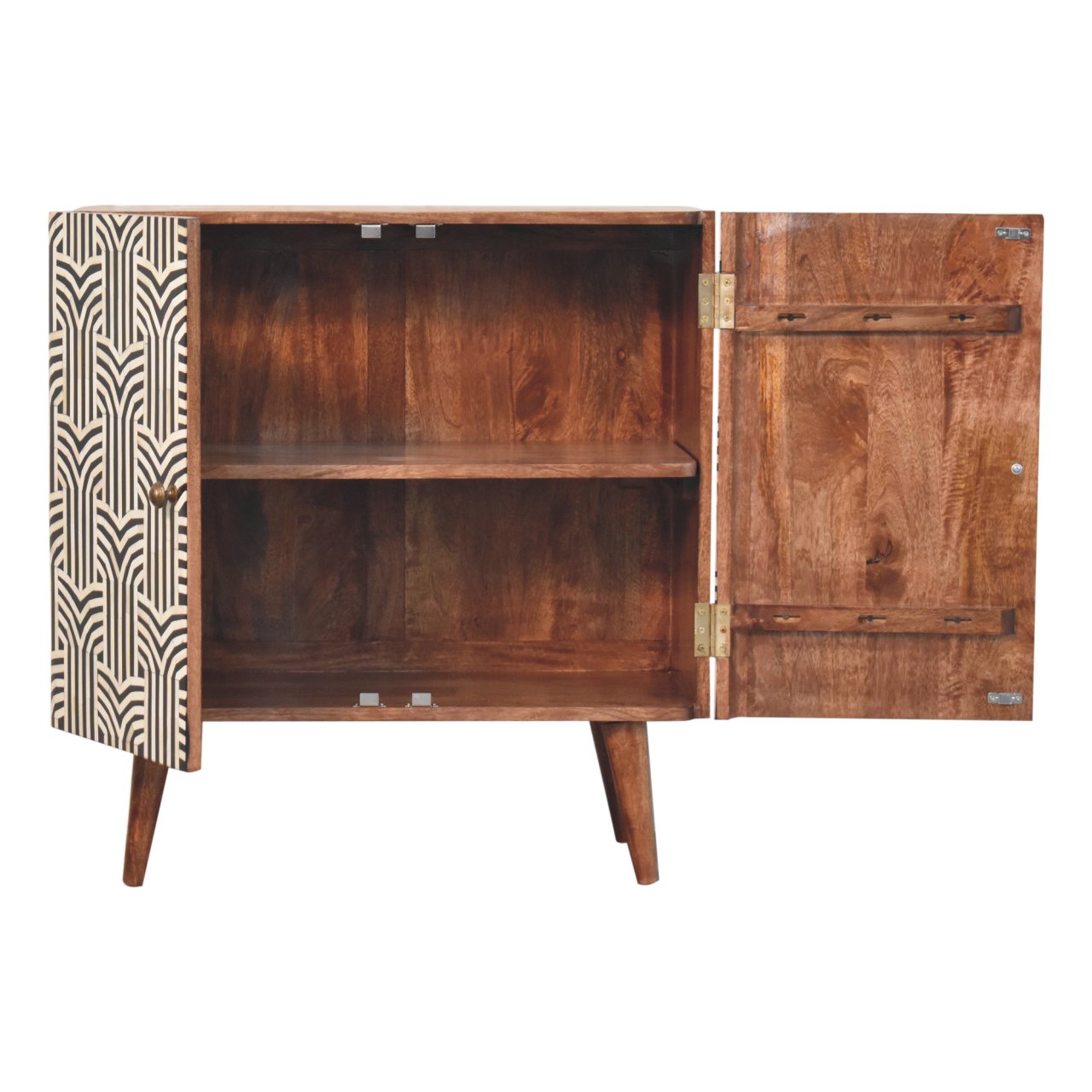 WillowStone Honey Caramel Edessa Bone Inlay Cabinet