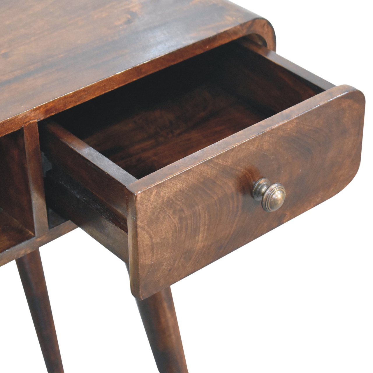 WillowStone Curved California Walnut Writing Desk