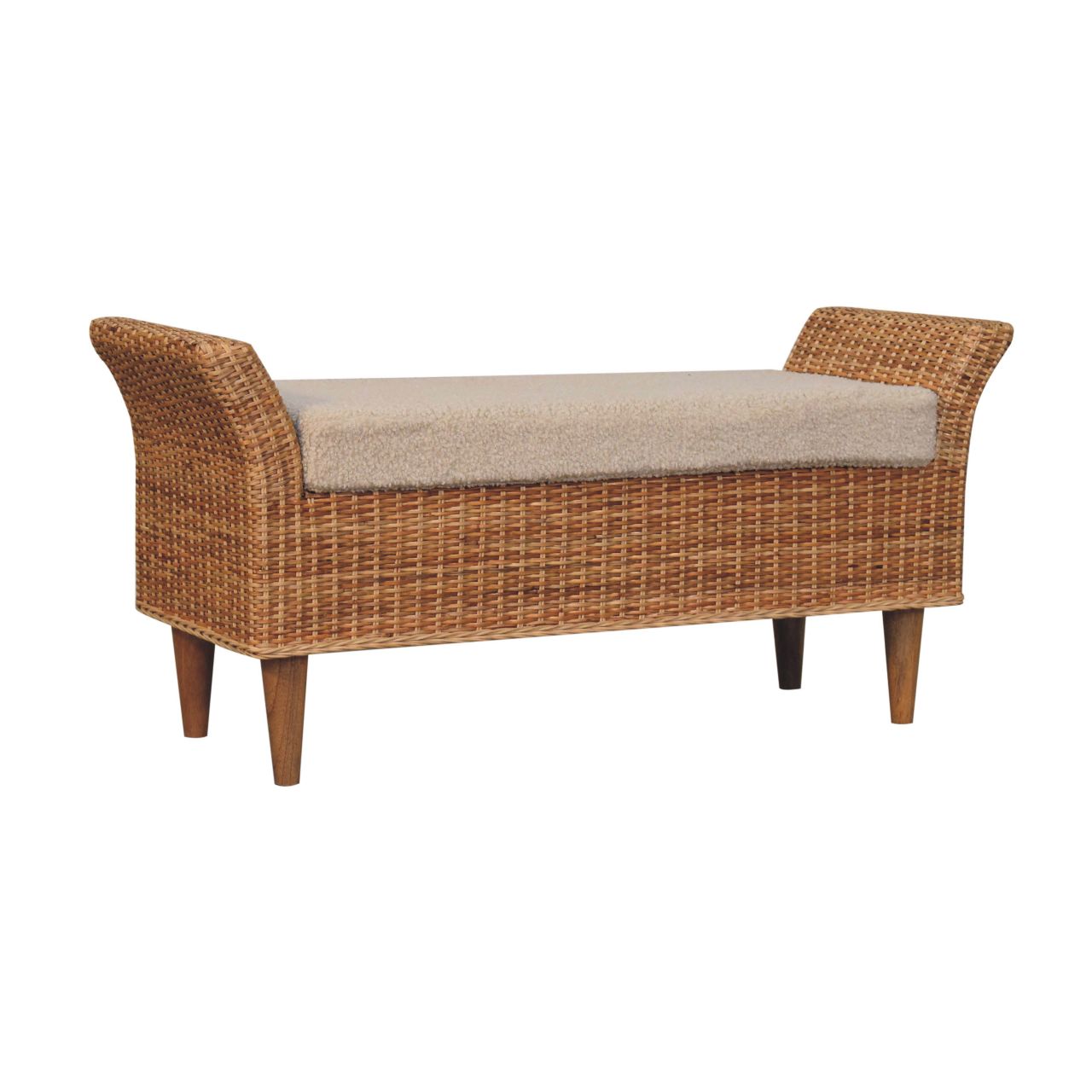WillowStone Riviera Woven Bench