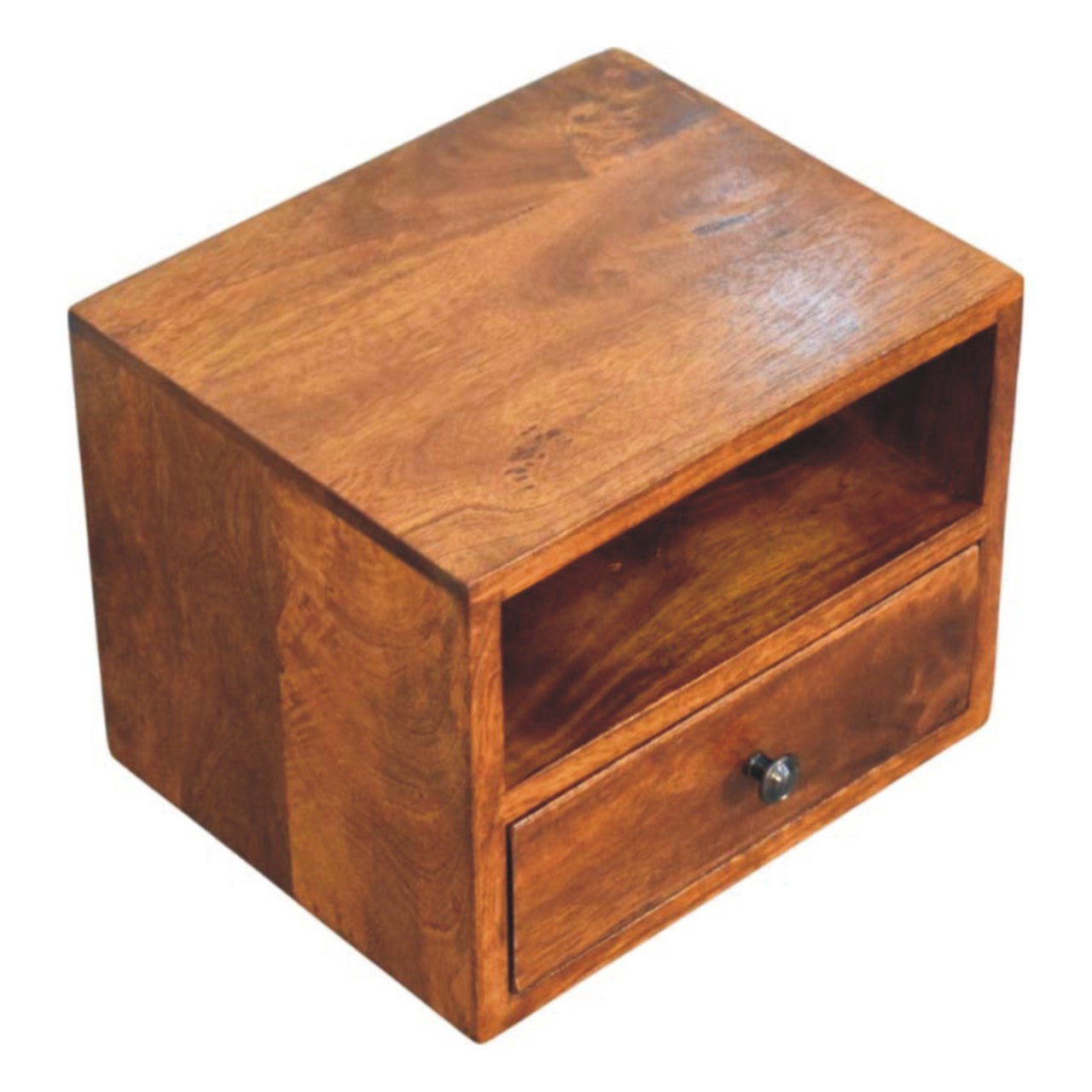 WillowStone Solis 1-Drawer Chestnut Wall Mounted Nightstand