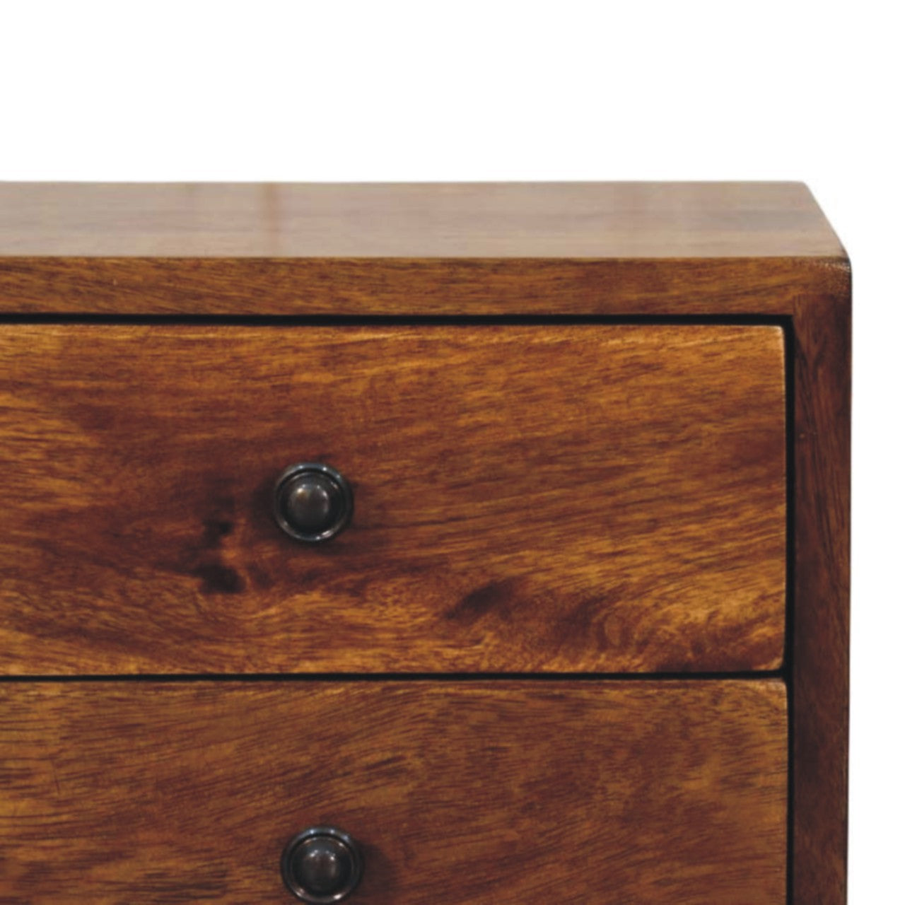 WillowStone Solis 2-Drawer Chestnut Wall Mounted Nightstand