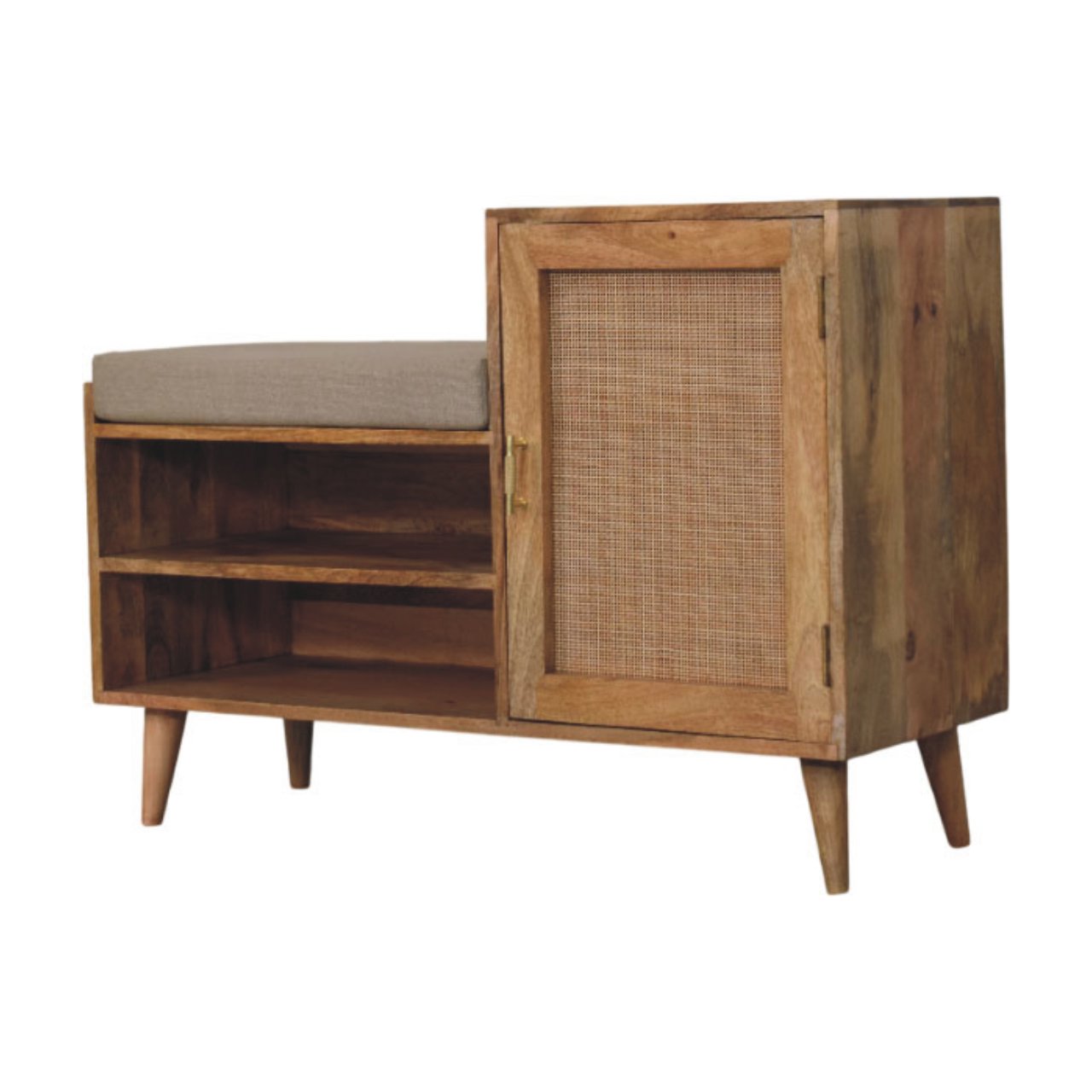 WillowStone Larissa 2 slot Oak-ish Bench Unit
