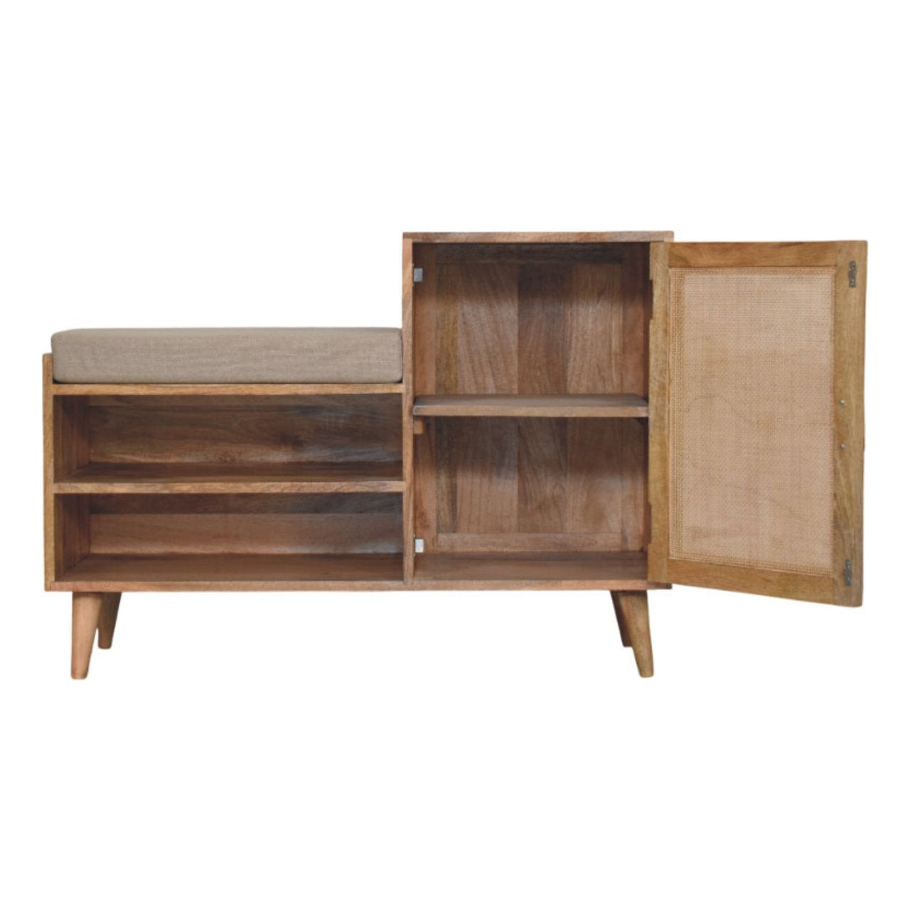 WillowStone Larissa 2 slot Oak-ish Bench Unit