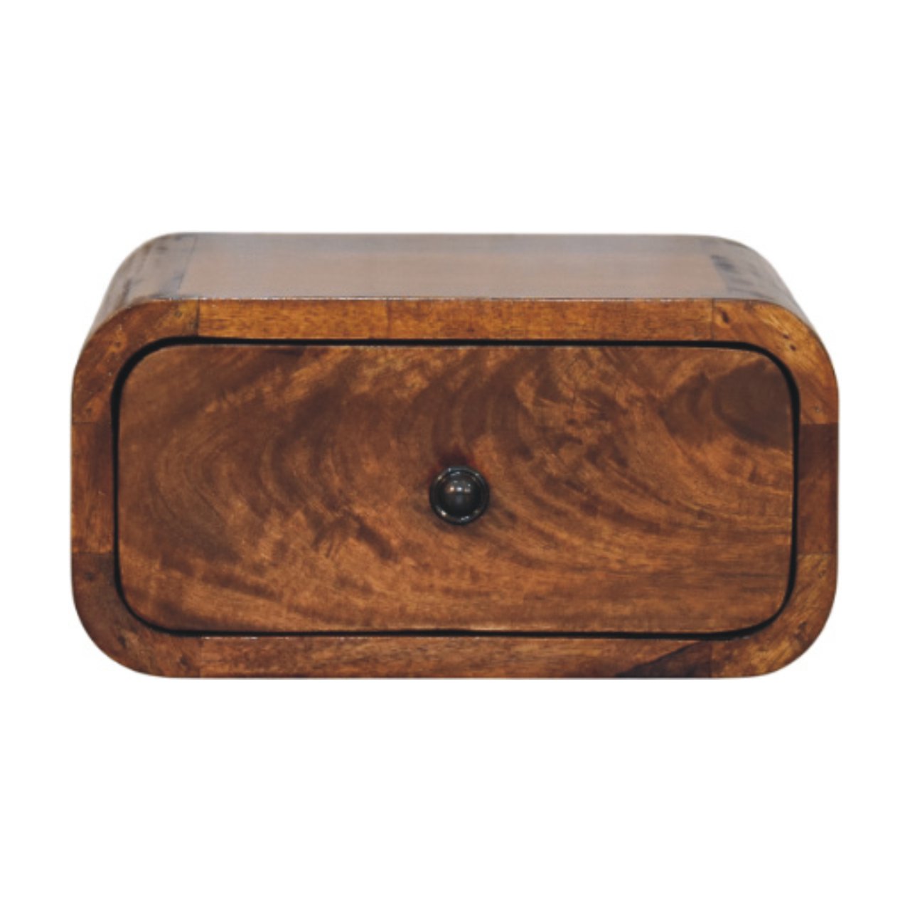 WillowStone Avora Mini Wall-Mounted Chestnut 1 Drawer Nightstand