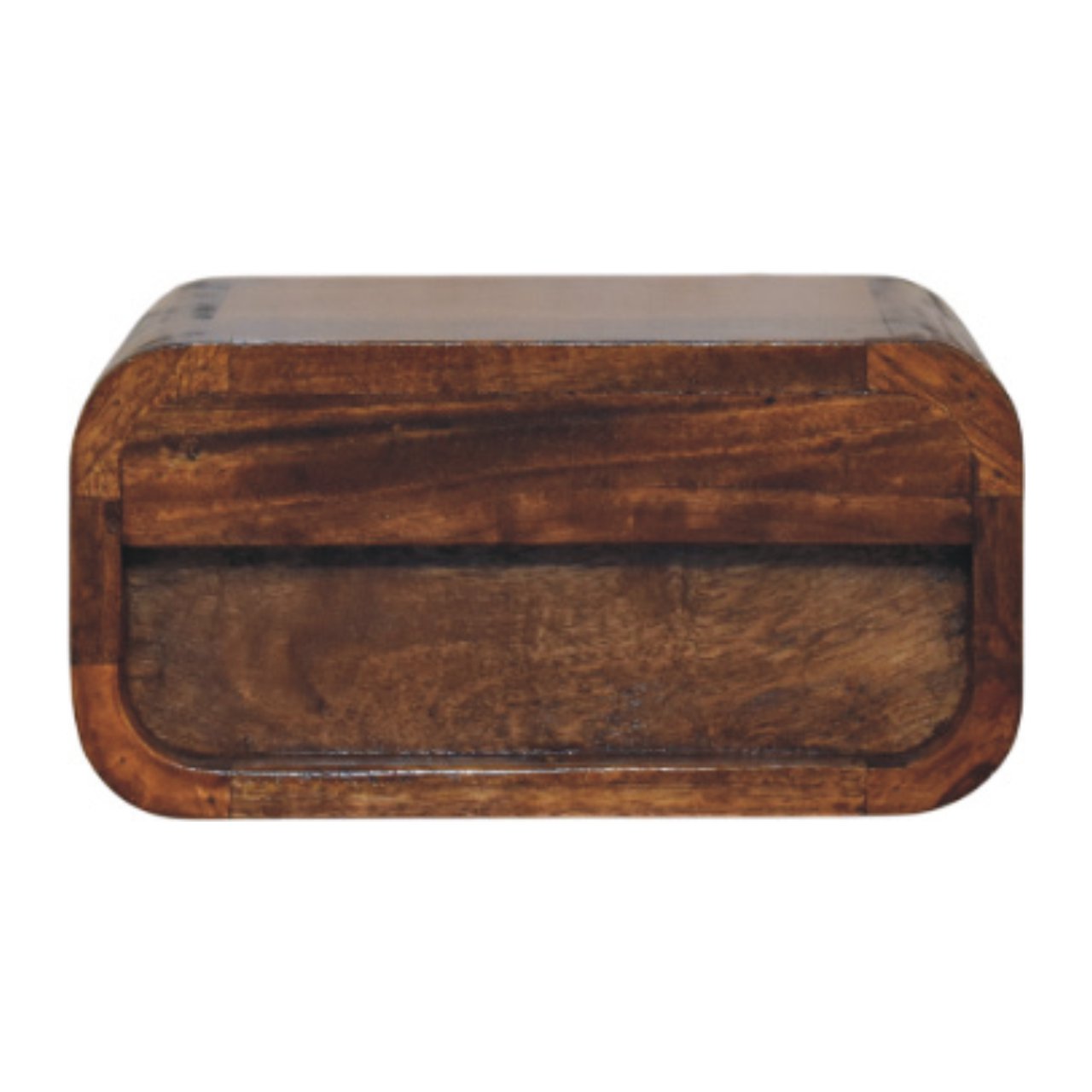 WillowStone Avora Mini Wall-Mounted Chestnut 1 Drawer Nightstand