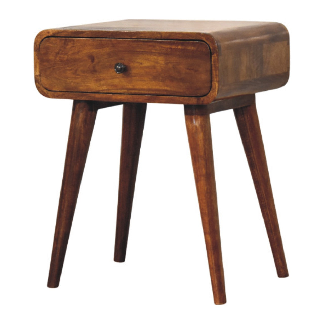 WillowStone Avora Chestnut Nightstand with 1 drawer