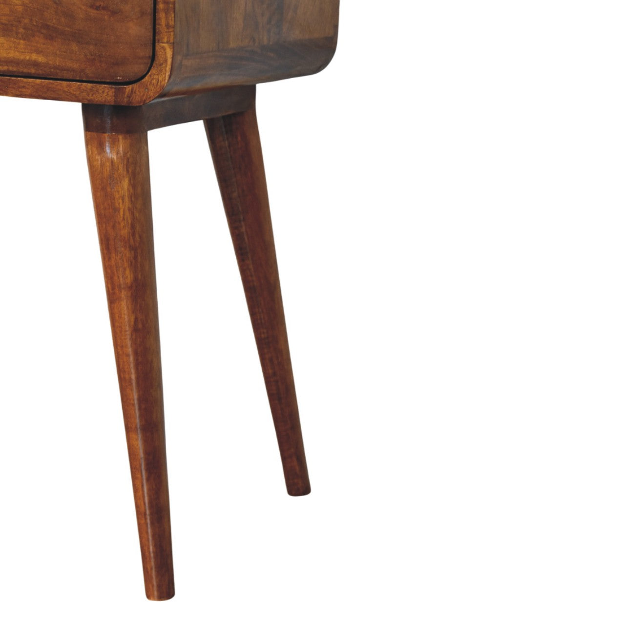 WillowStone Avora Chestnut Nightstand with 1 drawer