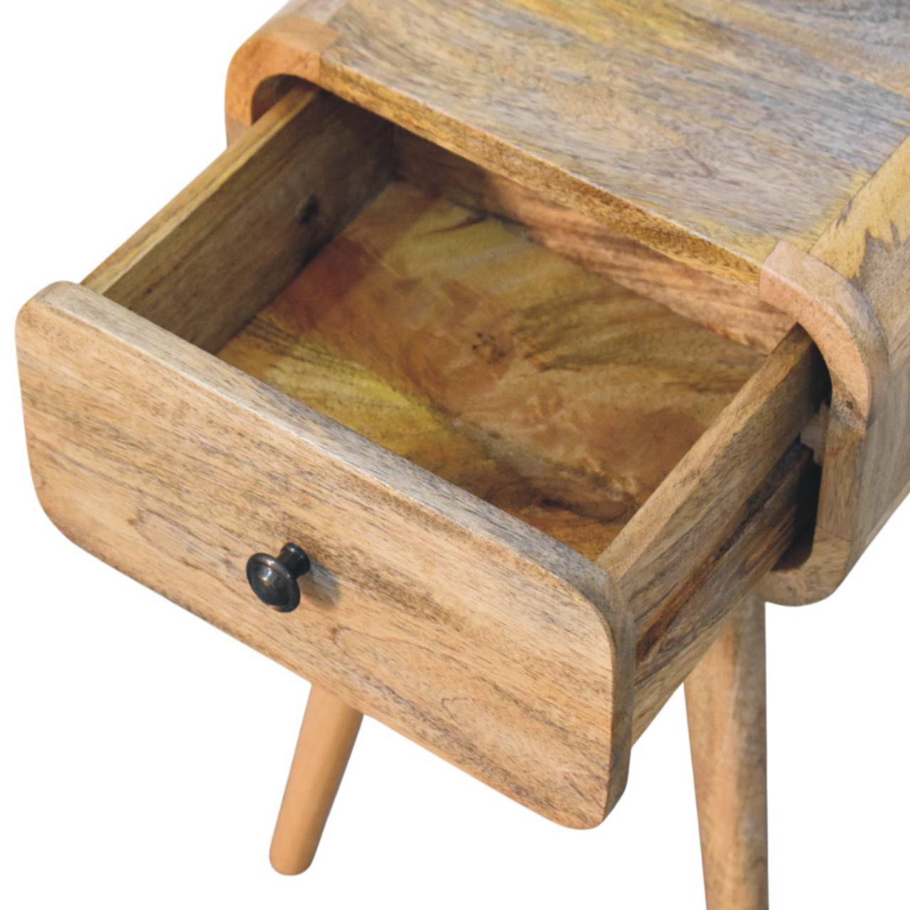 WillowStone Avora Mini Oak-ish Nightstand with 1 drawer
