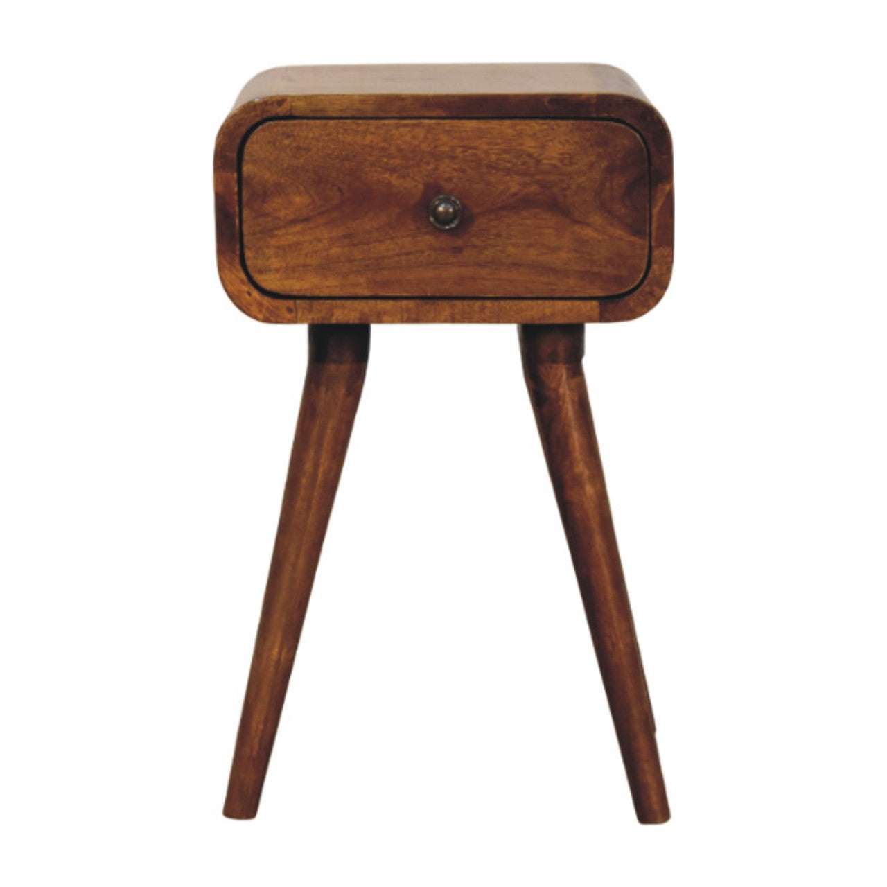WillowStone Avora Mini Chestnut Nightstand with 1 drawer