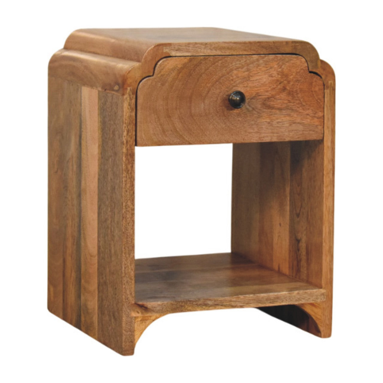 WillowStone Avora Mini Chestnut Nightstand with 1 drawer