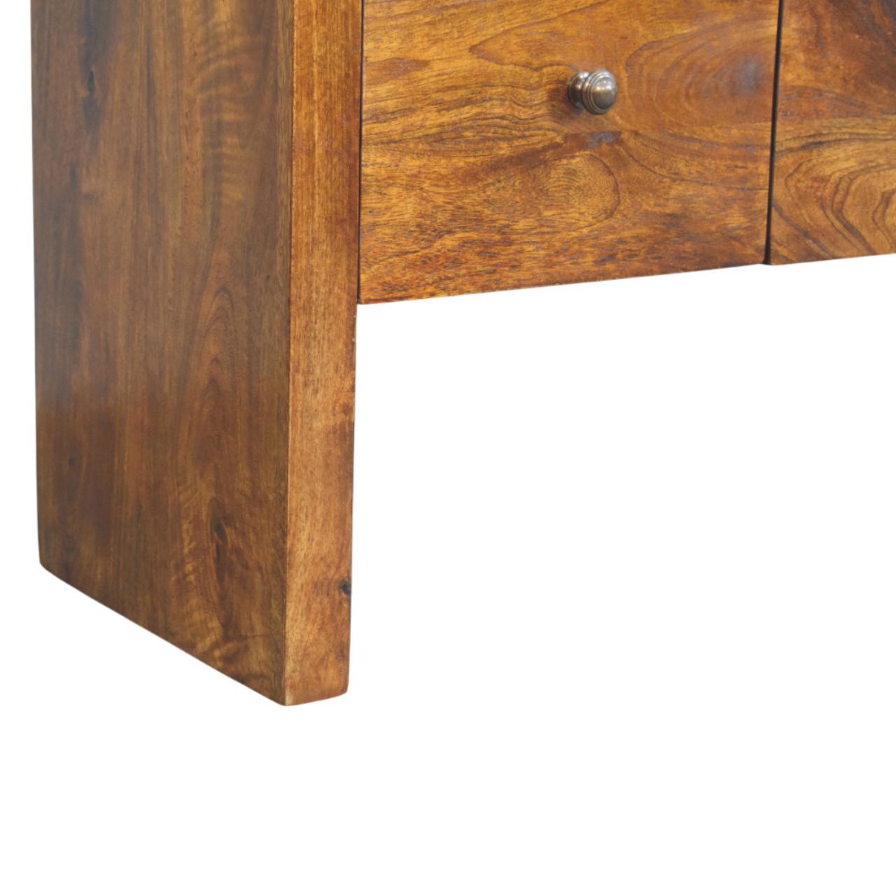 WillowStone Darcy 3 over 3 Drawer Chest in Chestnut Finish