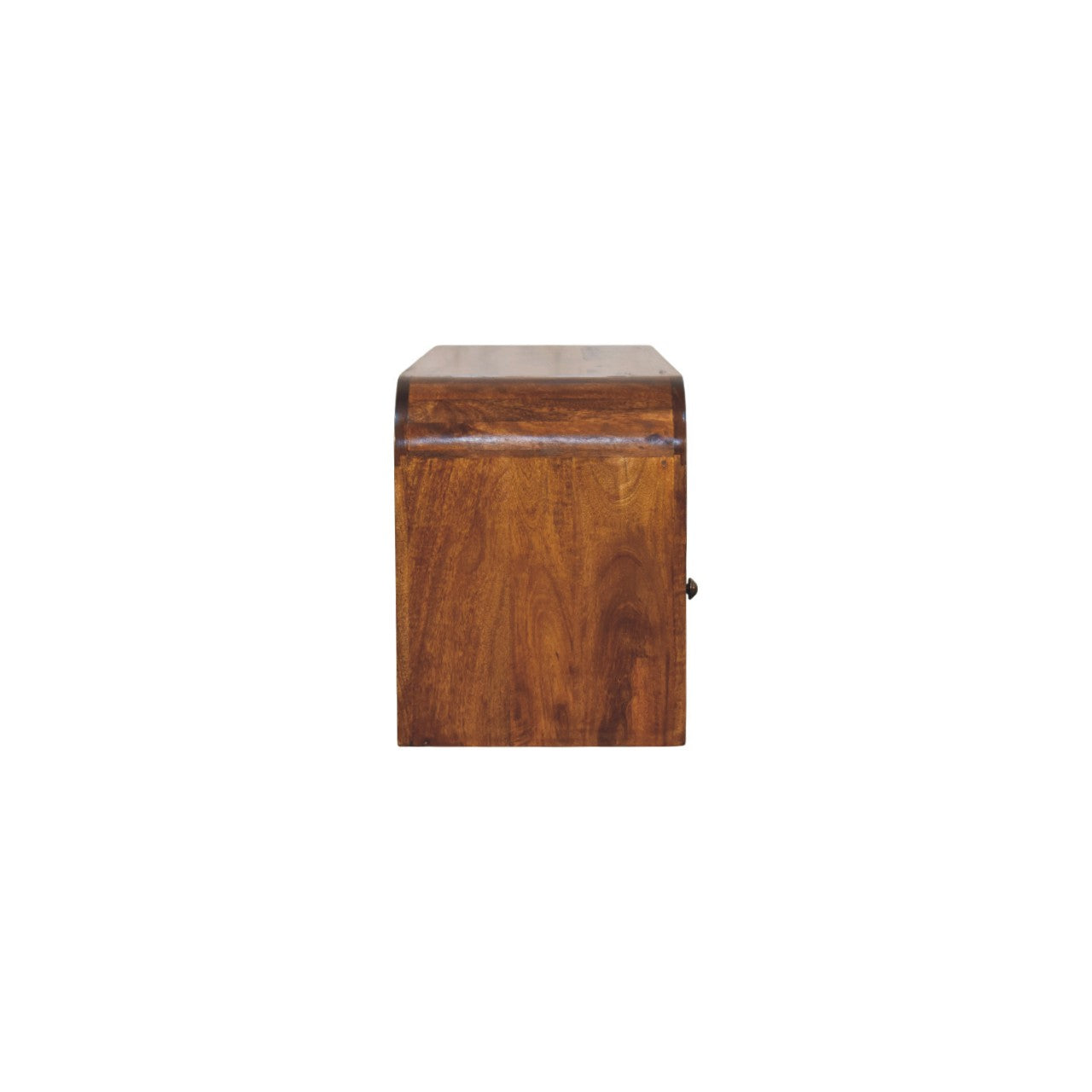 WillowStone Darcy 3 drawer Open Shelf Chestnut Media unit