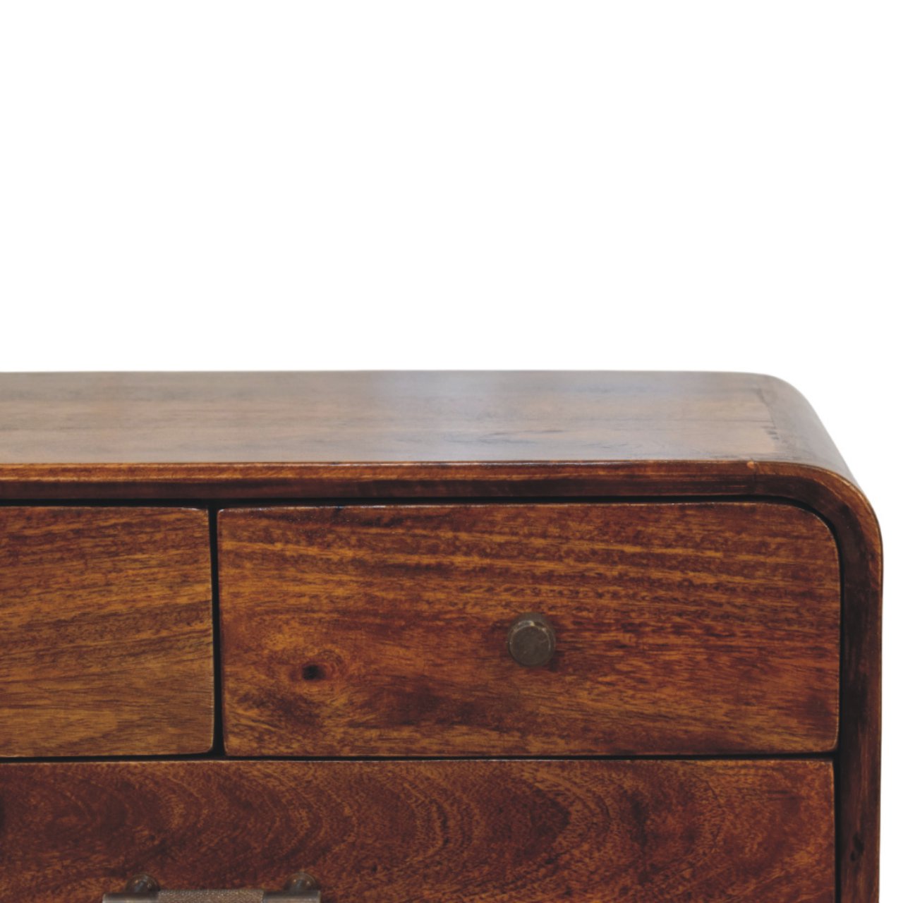 WillowStone Avora 3-Drawer Chestnut Nightstand