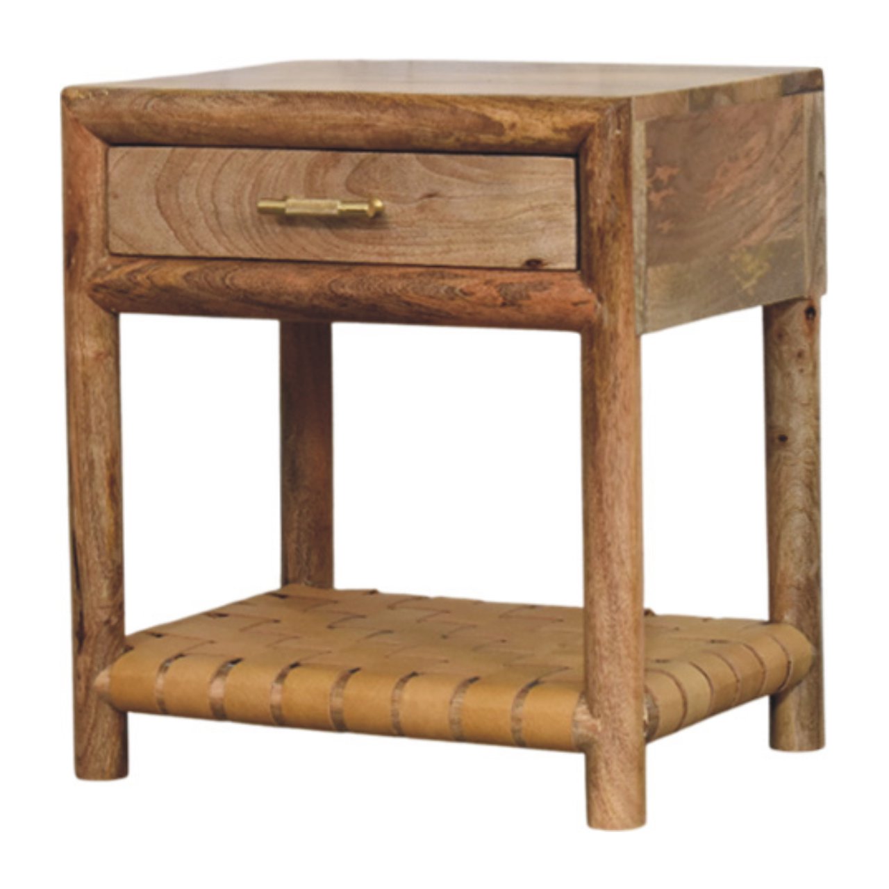 WillowStone Regency Woven Oak-ish Nightstand with Drawer