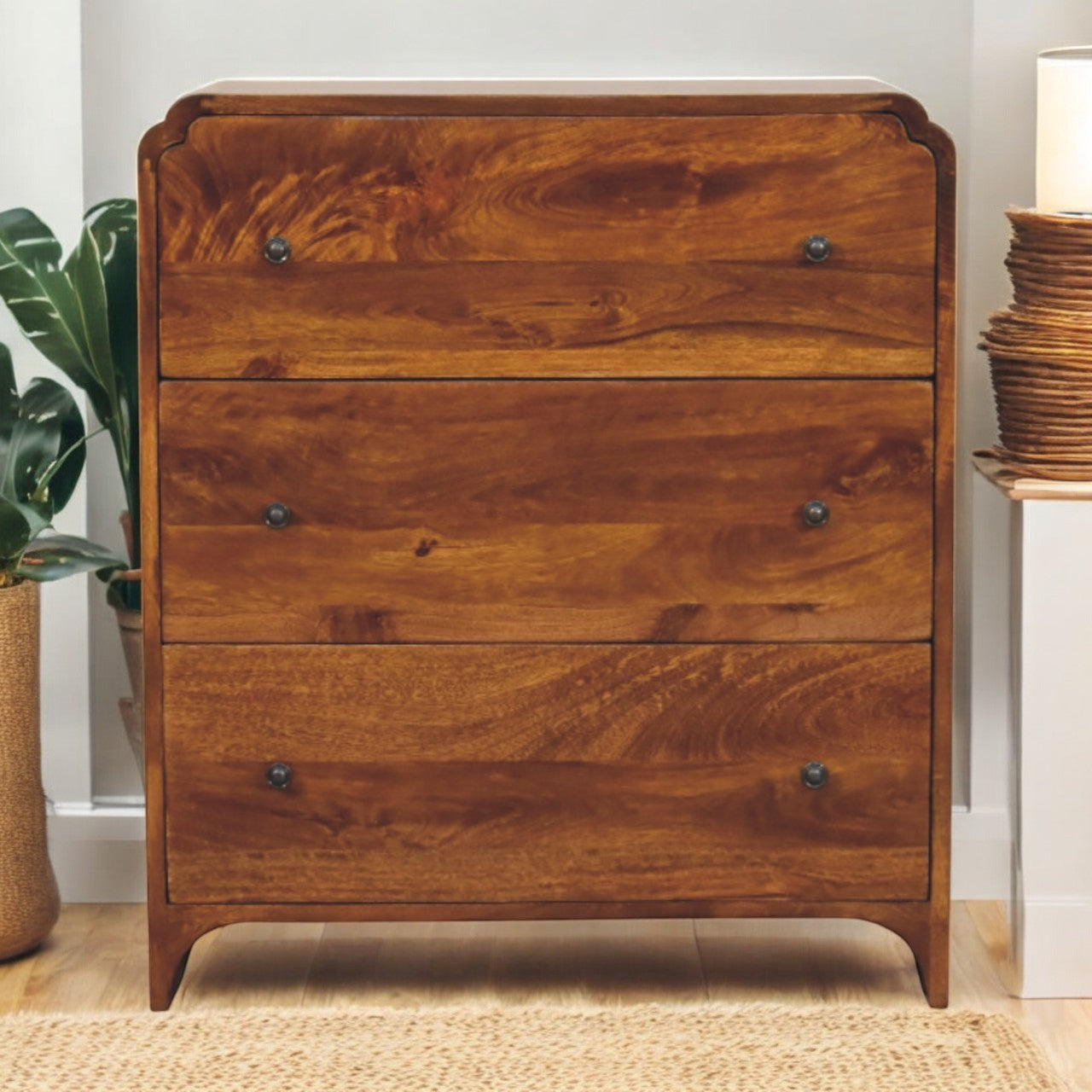 WillowStone Newton Chestnut 3 Drawer Chest
