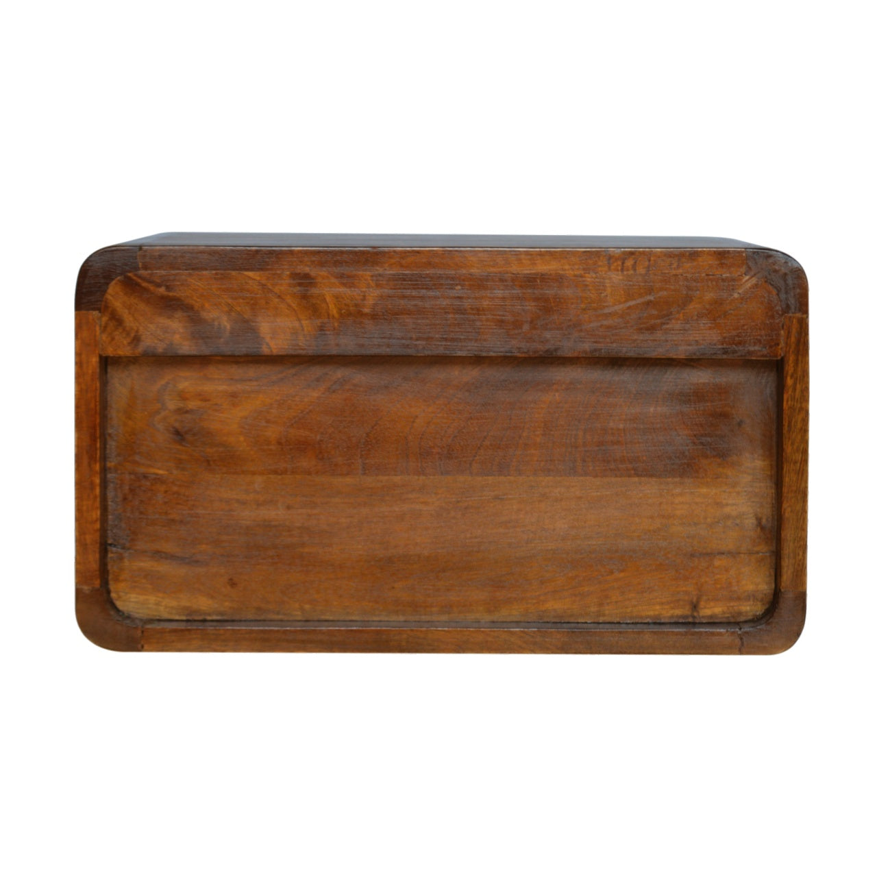 Chestnut Curve Floating Nightstand