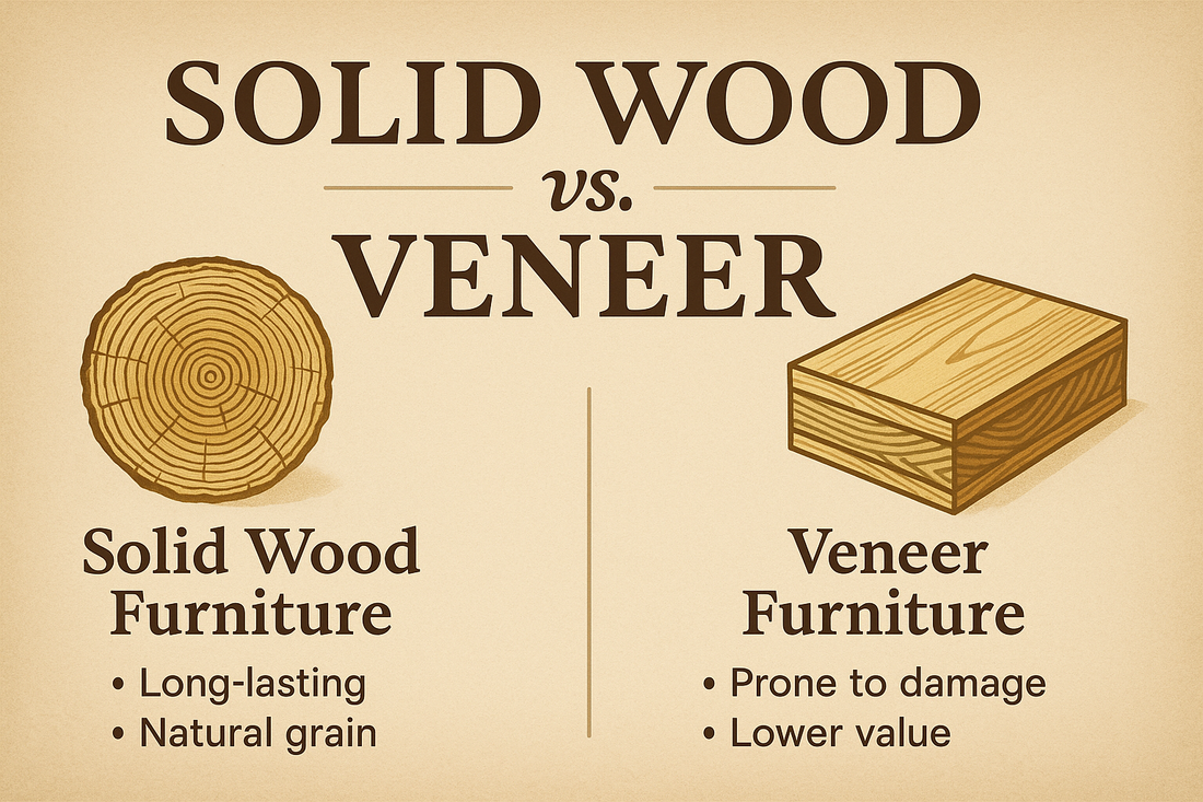 Solid Wood vs. Veneer Furniture: What’s the Difference?