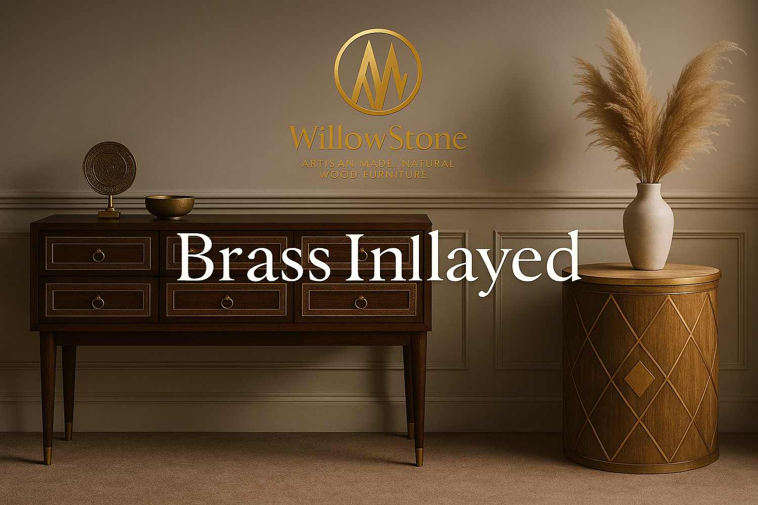 Brass Inlayed