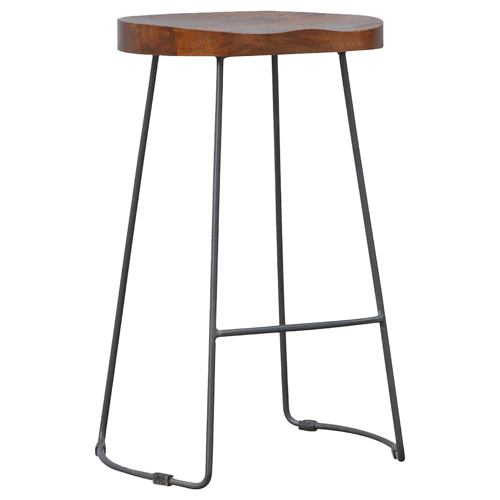 WillowStone Industrial Chunky Bar Stool