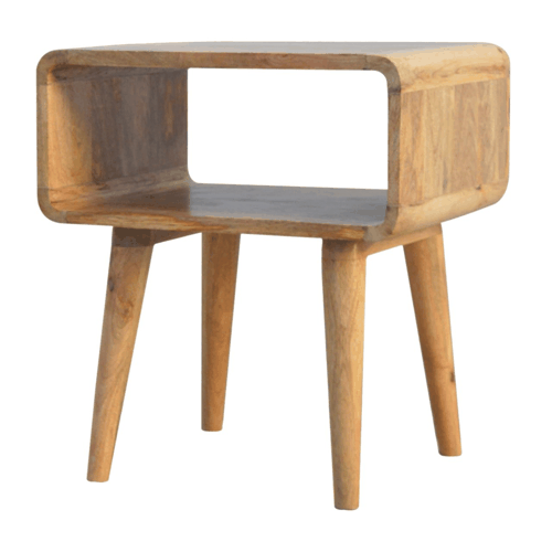 WillowStone Curved Open nightstand