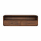 Floating Console Table - Chestnut Finish