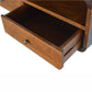 Floating Console Table - Chestnut Finish