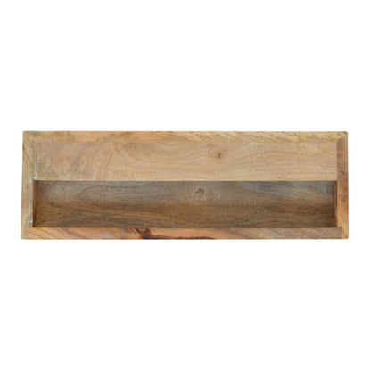 Floating Line Carved Nightstand
