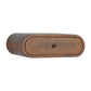 Wall-Mounted Round Nightstand - Chestnut Finish