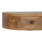 Wall-Mounted Rounded Nightstand