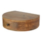 Wall-Mounted Rounded Nightstand