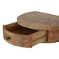 Wall-Mounted Rounded Nightstand