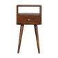 Mini Nightstand - Chestnut Finish