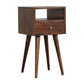Mini Nightstand - Chestnut Finish