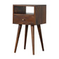 Mini Nightstand - Chestnut Finish
