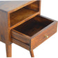 Mini Nightstand - Chestnut Finish