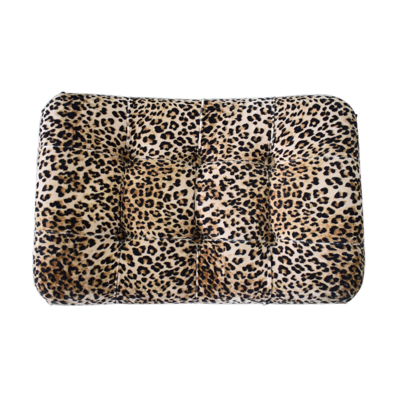 WillowStone Leopard Print Curved Bench