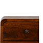 Mini Curved Nightstand - Chestnut Finish