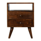 Nightstand - Chestnut Finish