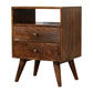Nightstand - Chestnut Finish