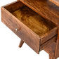 Nightstand - Chestnut Finish