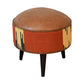 Leather Ottoman