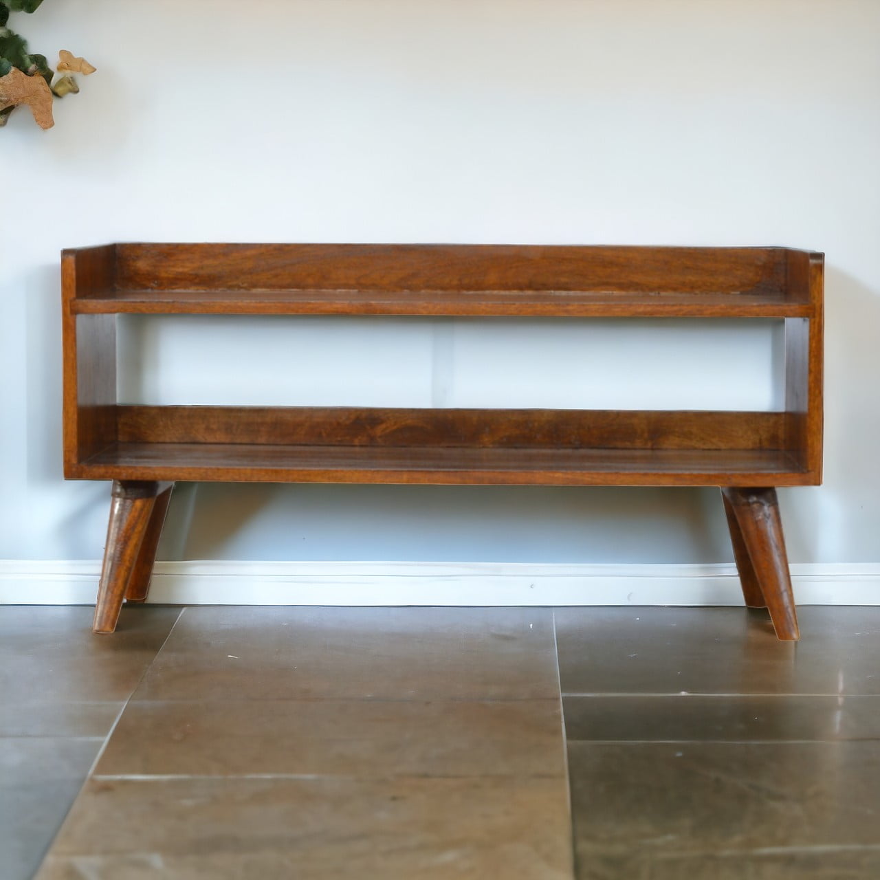 WillowStone Chestnut Nordic Storage Bench
