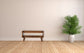 Nordic Storage Bench - Chestnut Finish