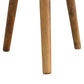 Bone Inlay Tripod Ottoman